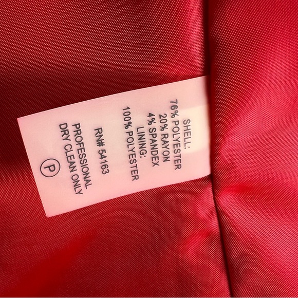 Calvin Klein Open Front Waterfall Wrap Ruffled Jacket Blazer size 6 - Picture 4 of 5